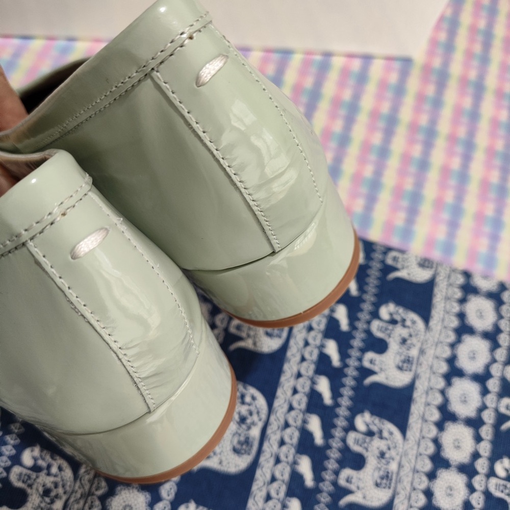 Maison Martin Margiela Mint Green Tabi-Inspired Ballet Flats - Picture 4 of 6